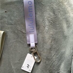 Lululemon Lavender Lanyard with Metal Clip